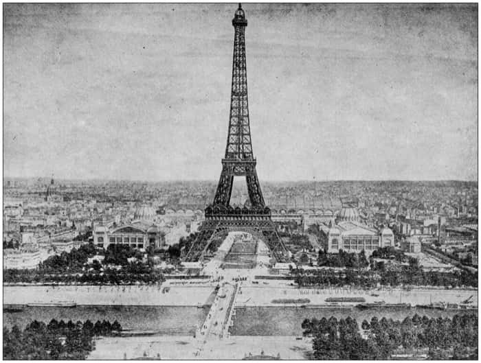 Work begins on the Eiffel Tower in Paris