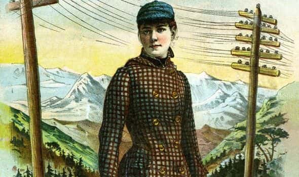 Nellie Bly (Elizabeth Cochrane) begins her travel around the world in under 80 days.