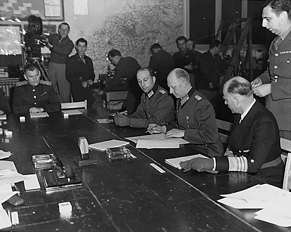 Germany Signed an Unconditional Surrender, Ending World War II