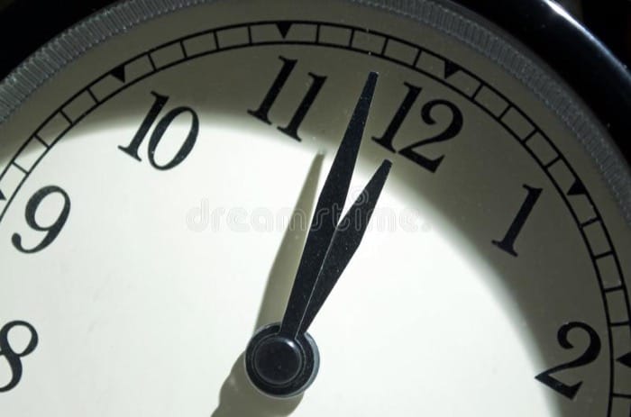 Doomsday Clock Set 5 Minutes To Midnight