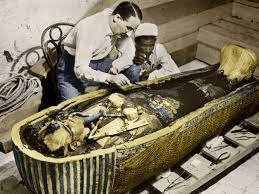 Howard Carter Excavating the Tomb of Tutankhamun