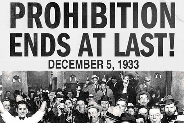 Prohibition Ends With 21st Amendment
