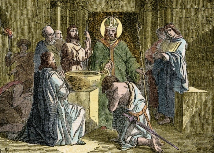 Saint Patrick is captured by Irish Pirates